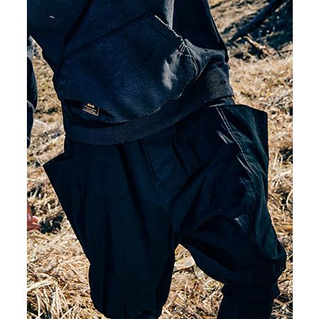 【glamb(グラム)】Sarrouel Rib Cropped Pants サルエルリブクロップド...