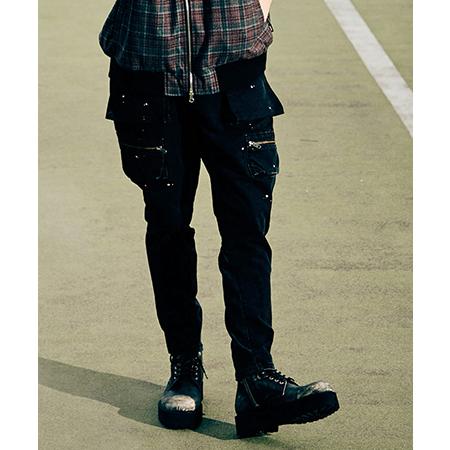 【glamb(グラム)】Snow Wash Cargo Pants スノーウォッシュカーゴパンツ(G...