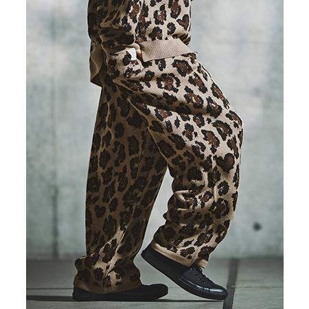 【GLIMCLAP(グリムクラップ)】Illusionism Leopard Pattern Kni...