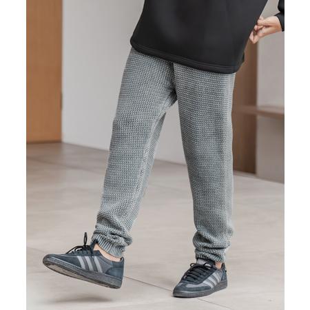 【CAMBIO(カンビオ)】Pigment dyed Waffle Knit Tapered Pan...