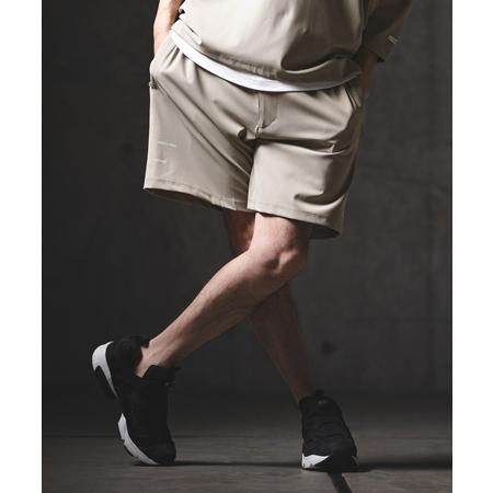 【GLIMCLAP(グリムクラップ)】Airy Smooth Fabric Shorts ショートパ...