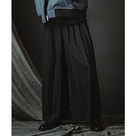 【NO ID.(ノーアイディー)】ハカマフ゜リーツトラウサ゛ース゛ パンツ(458006-421P)