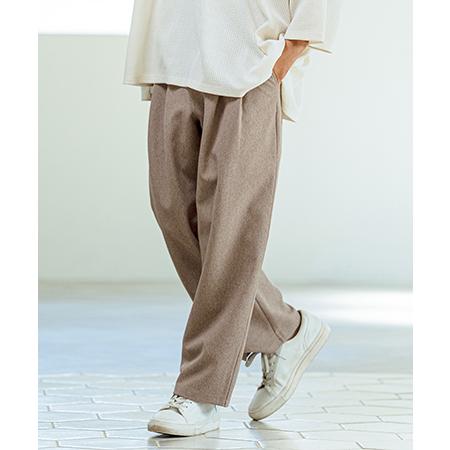 【Magine(マージン)】Kersey Style Two Tuck Easy Wide Pant...