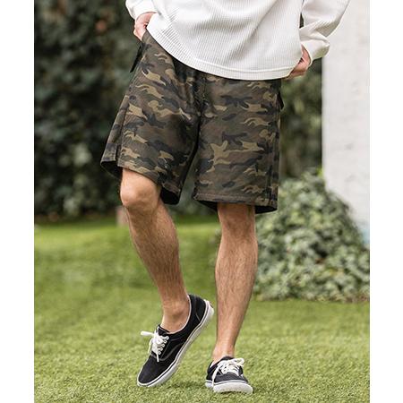 【CAMBIO(カンビオ)】All Over Pattern Mesh Shorts ショートパンツ...