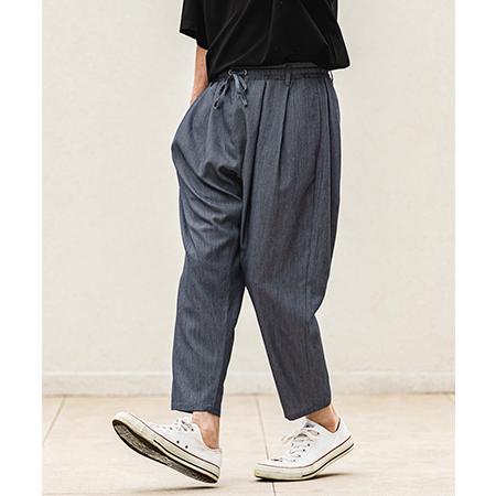 【CAMBIO(カンビオ)】Daily Chambray Tapered Pants テーパードパン...