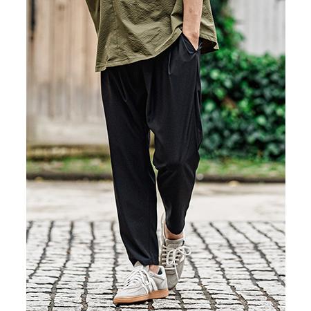 【CAMBIO(カンビオ)】2 way Stretch Mini Ripstop 2 tuck Ta...