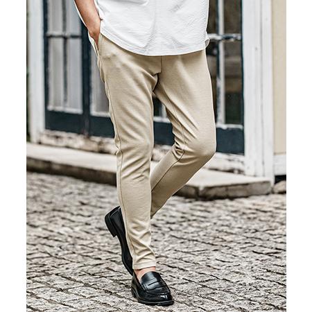 【CAMBIO(カンビオ)】 Ripple Span Tight Fit Pants タイトフィット...