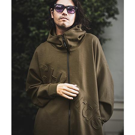 【NOISESCAPE(ノイズスケープ)】Double knit material zip hood...