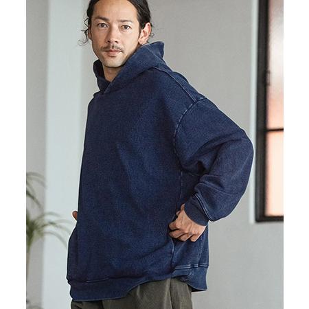 【CAMBIO(カンビオ)】Indigo URAKE Chemical Wash Parka パーカ...