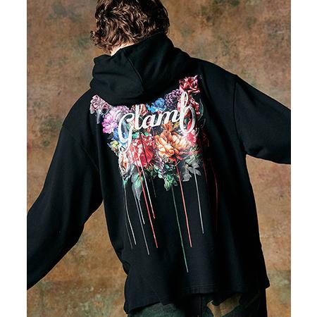 【glamb(グラム)】Melting Flower Hoodie メルティングフワラーフーディ(G...