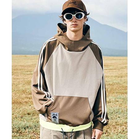 【glamb(グラム)】Crossover Hoodie クロスオーバーフーディ(GB0424-CS...