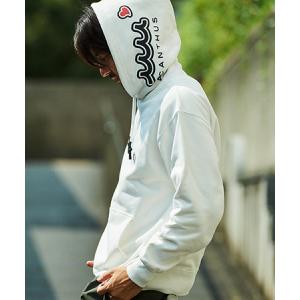 SYNA WORLD NEOPRENE EMBOSSED HOODIE エンボス フーディー 【BLACK