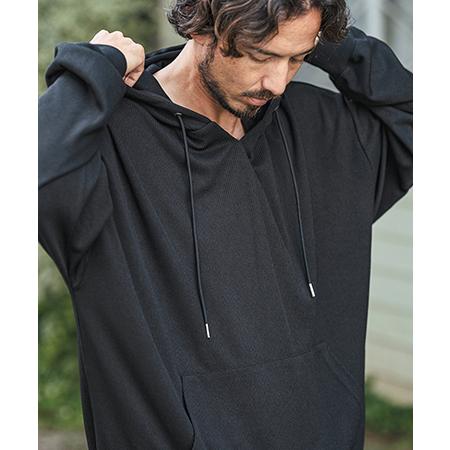 【CAMBIO(カンビオ)】Dobby Stripe Jacquard Key Neck Pullo...