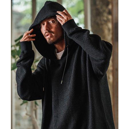 【CAMBIO(カンビオ)】Dobby Jacquard Cut Sew Key Neck Park...