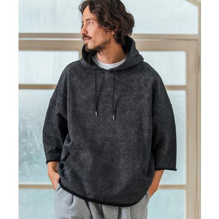 【Magine(マージン)】Aging Fabric 3-4 Sleeve Pullover パーカ...