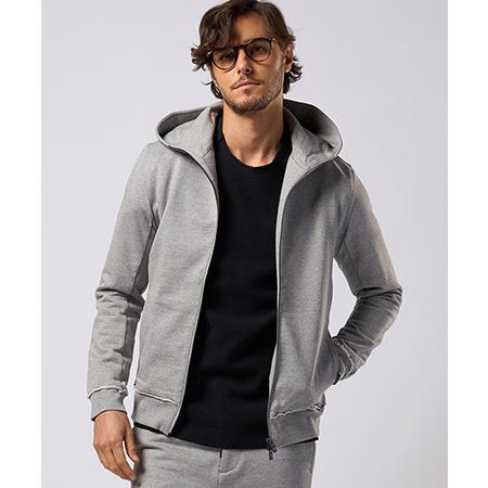 【wjk】basic zip-up parka ジップアップパーカー(2060 cj61g)