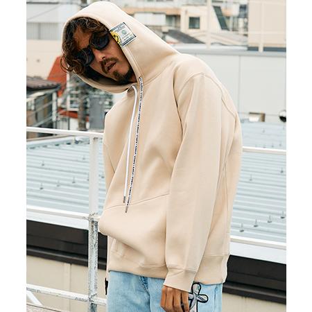 【STUD MUFFIN(スタッドマフィン)】TC裏毛起毛 ラベル&amp;スマイル発泡プリントマルチパッチ...