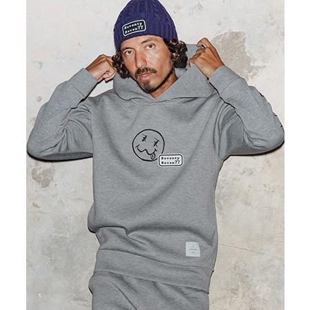 【seventy seven(セブンティセブン)】cardboard P-O hoodie(smil...