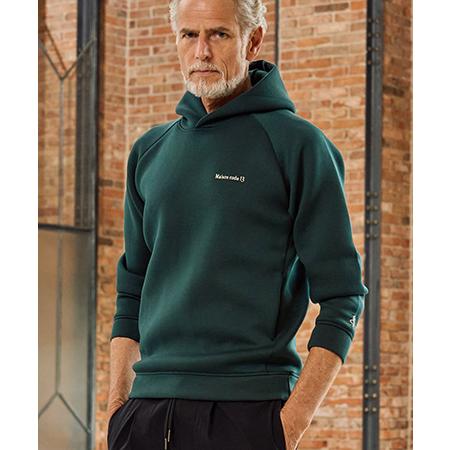 【Maison code 13(メゾンコードサーティーン)】cardboard knit ragla...