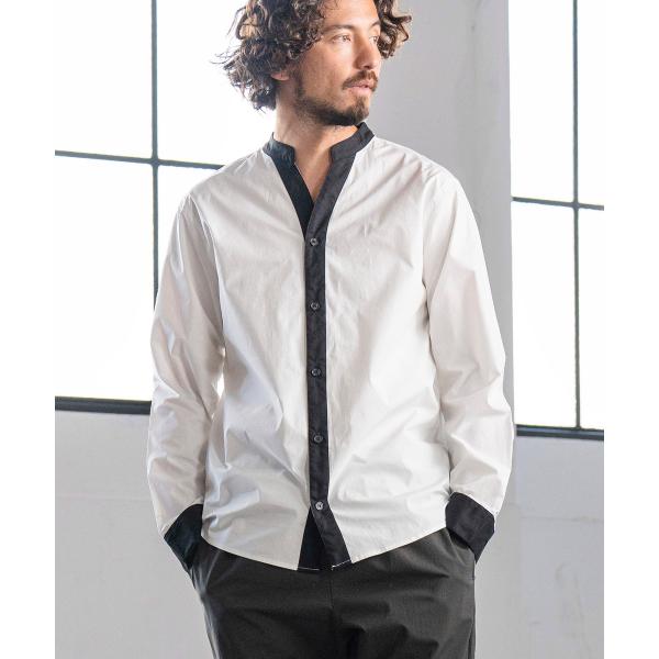 【Magine(マージン)】 CLERIC BAND SKIPPER SHIRTS スキッパ―シャツ...