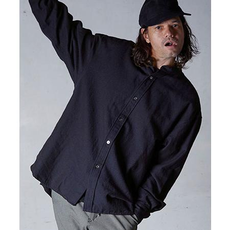 【EGO TRIPPING(エゴトリッピング)】WOOL OFFICERSHIRTS オフィサーシャ...