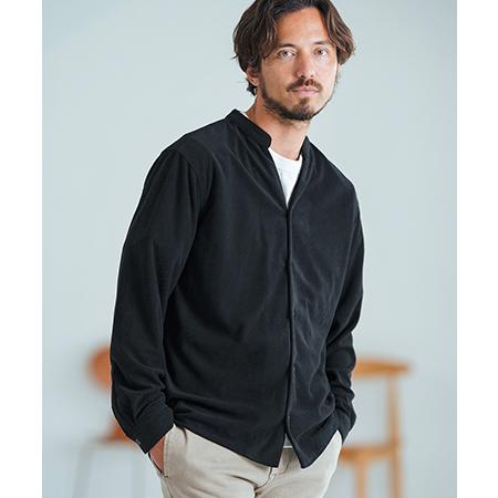 【Magine(マージン)】Brushed Calze Band Collar Skipper Sh...