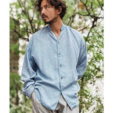 【CAMBIO(カンビオ)】Silky Chemical Wash Denim Skipper Ba...