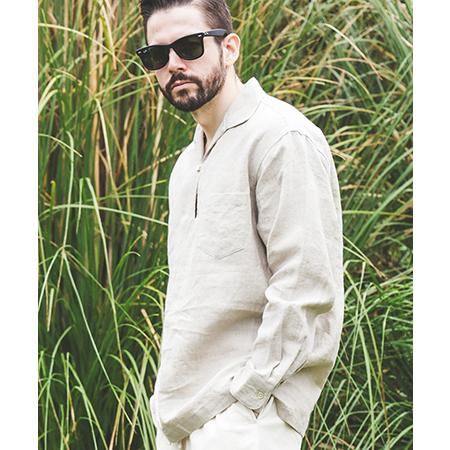 【MROLIVE(ミスターオリーブ)】 FRENCH LINEN WASHABLE -CAPRI S...