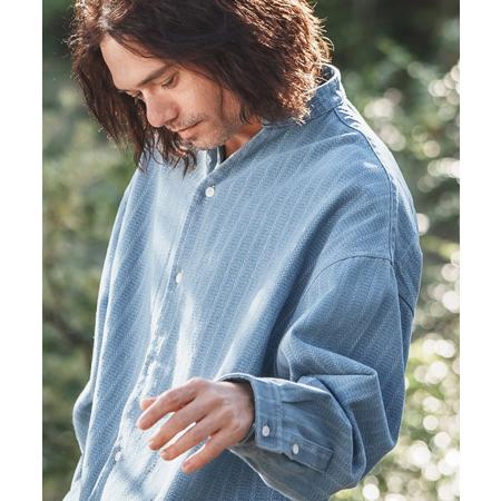 【CAMBIO(カンビオ)】Herringbone Stripe Jacquard Denim Ba...