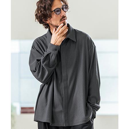 【Magine(マージン)】Deformed Waffle Jacquard Fly Front D...