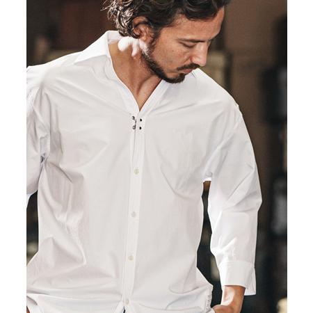 【wjk reluxe】cool stretch hook 3-4 sleeve shirts 7分...