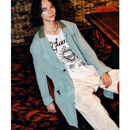 【glamb(グラム)】Sheer Long Shirt シアーロングシャツ(GB0225-SH06...