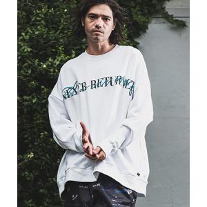 【NOISESCAPE(ノイズスケープ)】Print & embroidery design sweatshirt スウェット(nsa092-4cd)｜cambio