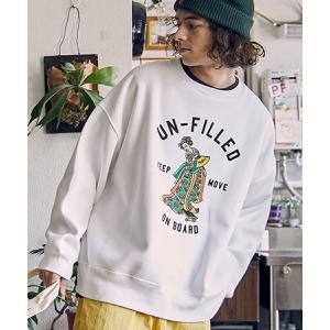 【un-filled(アンフィルド)】JAPAN TATOO GEIKOBIG SILHOUETTE CREW SWEAT スウェット(SDUF-2334)｜cambio