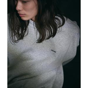 【THEOREM(セオレム)】One Point Embroidered Laidback Sweatshirt スウェット(TRM24-T006S)｜cambio