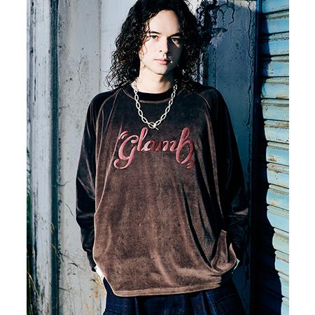 【glamb(グラム)】Spin Logo Velour Sweat スピンロゴベロアスウェット(G...