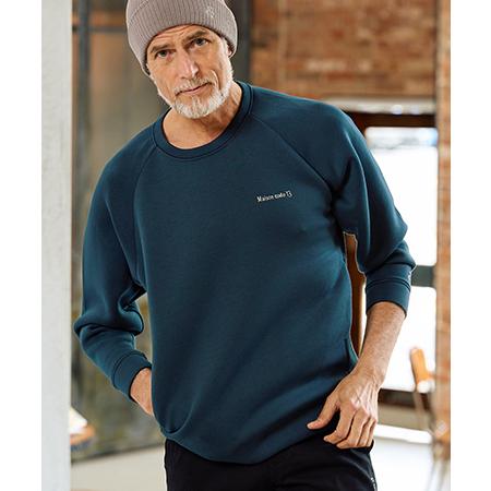 【Maison code 13(メゾンコードサーティーン)】cardboard knit ragla...