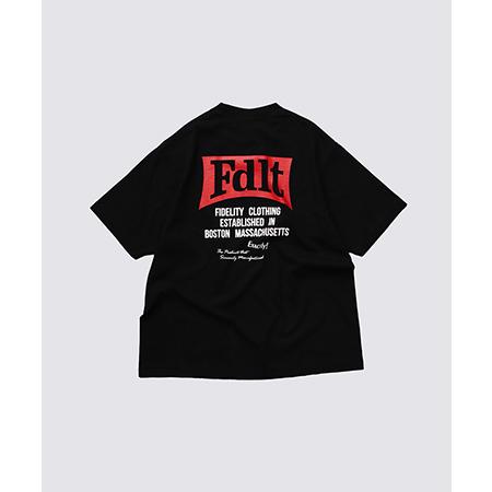 【FIDELITY(フィデリティ)】DEFORMATION BOX LOGO TUBE TEE Tシ...