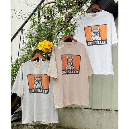 【un-filled(アンフィルド)】GERBERA DOG BOX LOGO BIG-T Tシャツ...