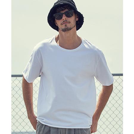 【wjk】wide cut-off crew-neck S-S Tシャツ(7327 js01d)