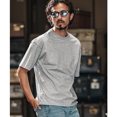 【wjk reluxe】drop shoulder short sleeve cut sew Tシャ...