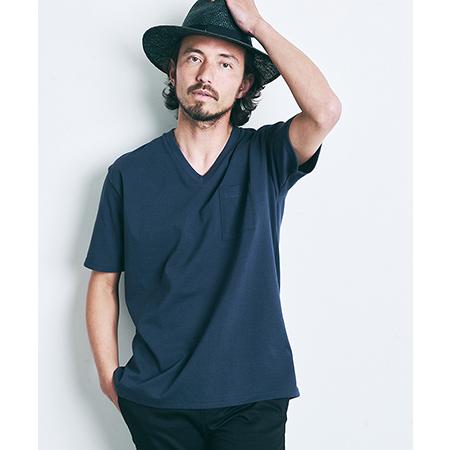 【Magine(マージン)】CTN OPEN END HEAVY V-N TEE S-S VネックT...