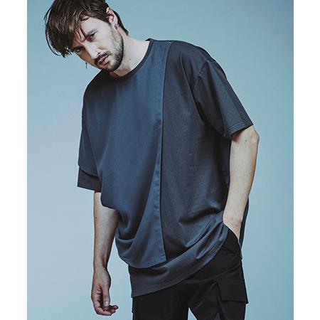 【NO ID.(ノーアイディー)】リヘ゛ットト゛レーフ゜BIG-T  Tシャツ(456006-268...