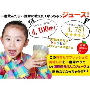 青森 りんごジュース 170万本突破 100%...の詳細画像4