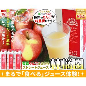 青森 りんご ジュース 100% ストレート ...の詳細画像3