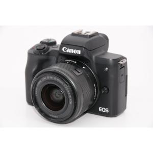 Canon ミラーレス一眼カメラ EOS Kiss M2 標準ズームレンズキット ブラック KISSM2BK-1545｜camelion-store