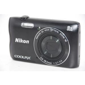 【中古】【外観特上級】Nikon デジタルカメラ COOLPIX A300 光学8倍ズーム 2005万画素 ブラック A300BK｜camelion-store