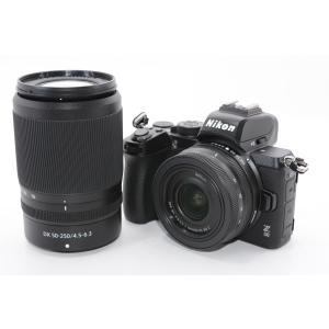 【中古】【開封未使用品】Nikon ミラーレス一眼カメラ Z50 ダブルズームキット NIKKOR Z DX 16-50mm+NIKKOR Z DX 50-250mm付属 Z50WZ ブラック｜camelion-store