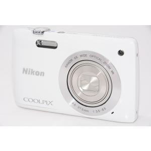 【中古】【外観特上級】Nikon デジタルカメラ COOLPIX (クールピクス) S4300 シェルホワイト S4300WH｜camelion-store