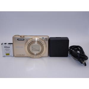 【中古】【外観並級】Nikon デジタルカメラ COOLPIX S7000 ゴールド｜camelion-store